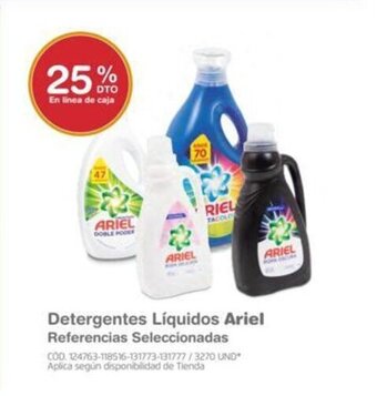 Makro Ariel Detergentes Liquidos oferta