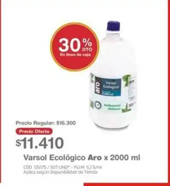 Makro Aro Varsol Ecologico x 2000 ml oferta