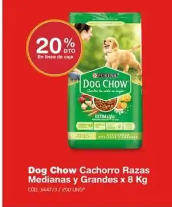Makro Dog Chow Cachorro Razas Medianas y Grandes x 8 kg oferta