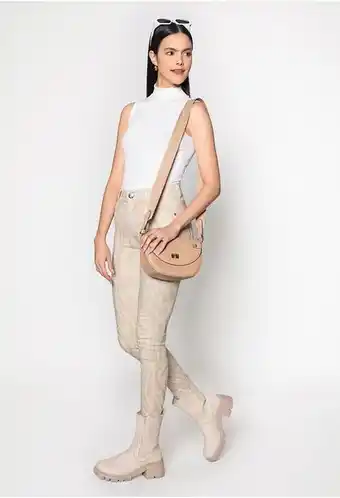 ELA Jeans skinny tiro alto con estampado de oferta