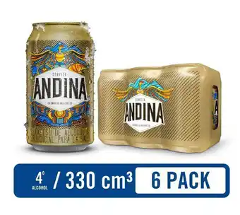 Carulla Cerveza sixpack andina 1980 ml oferta