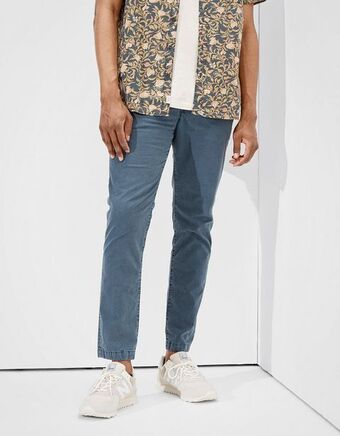 American Eagle Pantalón ae flex slim lived-in khaki oferta