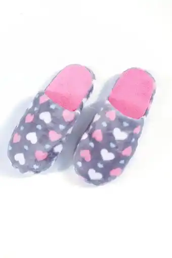 Pantuflas descanso diseños de corazones