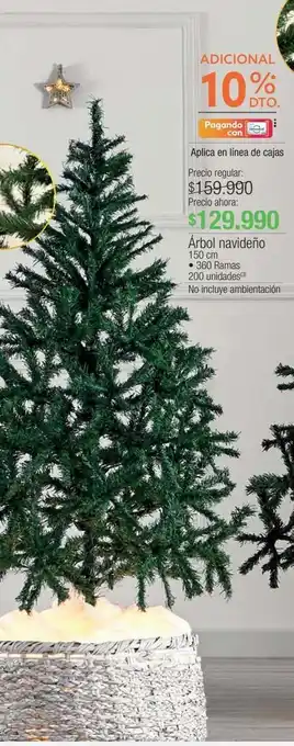 Jumbo Árbol de navidad 150cm oferta