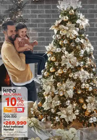 Árbol tradicional de navidad