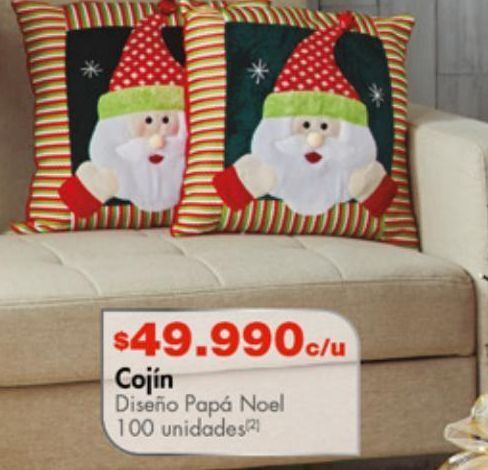 Metro Cojín papá noel oferta