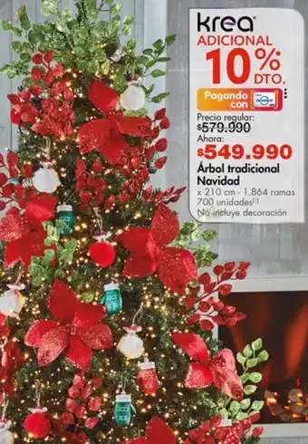 Metro Árbol de navidad oferta