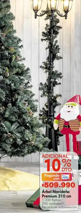 Metro Árbol de navidad premium 210cm oferta