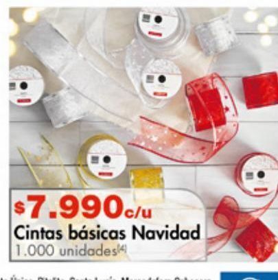 Metro Cintas básicas navidad oferta