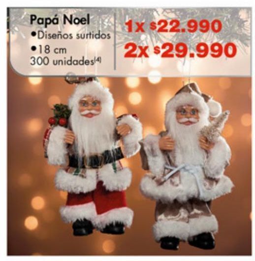 Metro Papá noel oferta