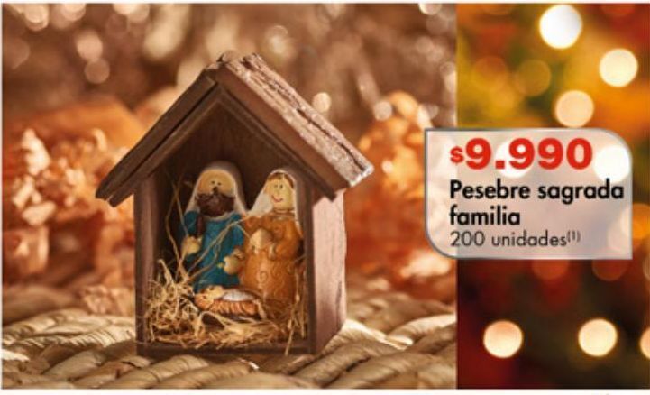 Metro Pesebre sagrada familia oferta