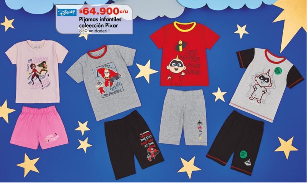 Metro Pijamas infantiles colección pixar oferta