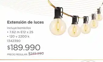 Easy Extensión de luces oferta