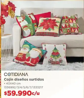 Easy Cojín diseños surtidos 40x40cm oferta