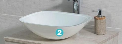 Easy Lavamanos square • 42x42 cm oferta