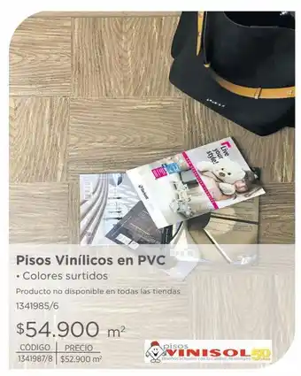 Easy Pisos vinílicos en pvc • colores surtidos x m2 oferta