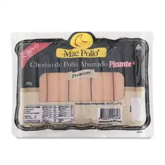 Makro Chorizo ahumado pollo picante macpollo 300g oferta