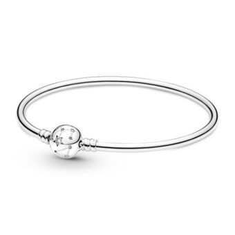 Pandora Brazalete rígido pandora moments en plata de ley estrellas & galaxia oferta