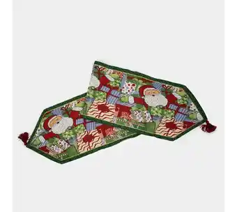 Panamericana Camino de mesa verde de 33 x 182 cm - santa con regalos oferta