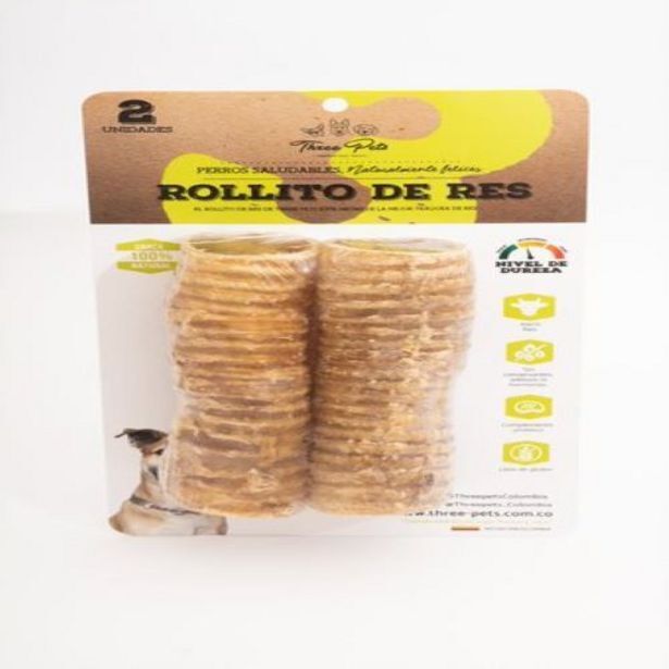 Makro Rollitos de res three pets 60g oferta