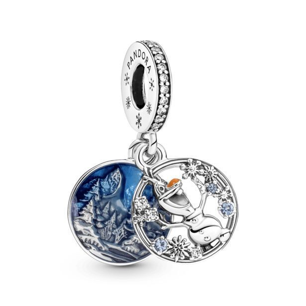 Pandora Charm colgante doble olaf de nieve de frozen de disney oferta