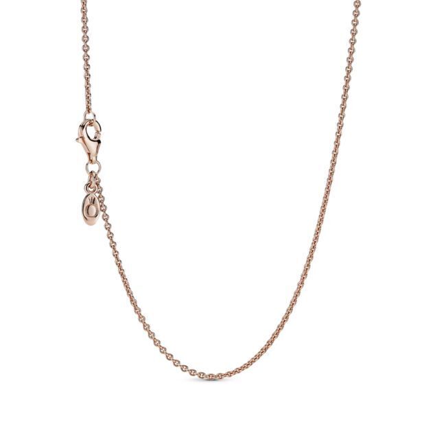Pandora Collar cadena clásica recubrimiento en oro rosa de 14k oferta