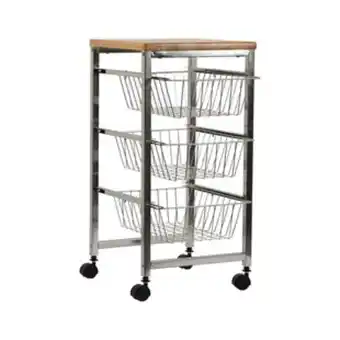 Alkosto Organizador multiusos free home con canastas y ruedas oferta