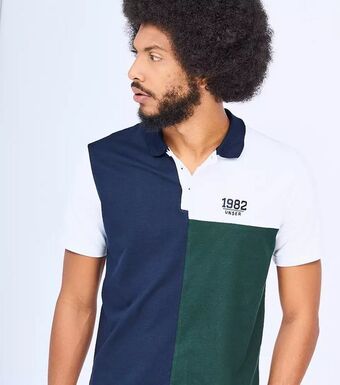 Stirpe Polo comfort a bloques con bordado unser oferta