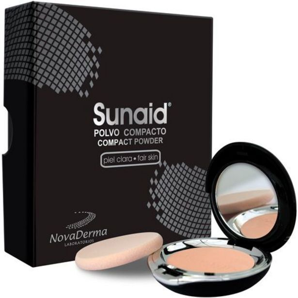 Dermatológica Sunaid polvo compacto piel clara oferta