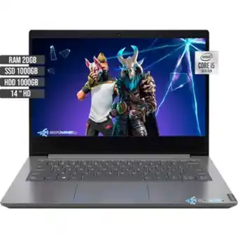 Linio Portatil lenovo intel core i5 1035g1 ssd 1tb + hdd 1tb ram 20gb oferta