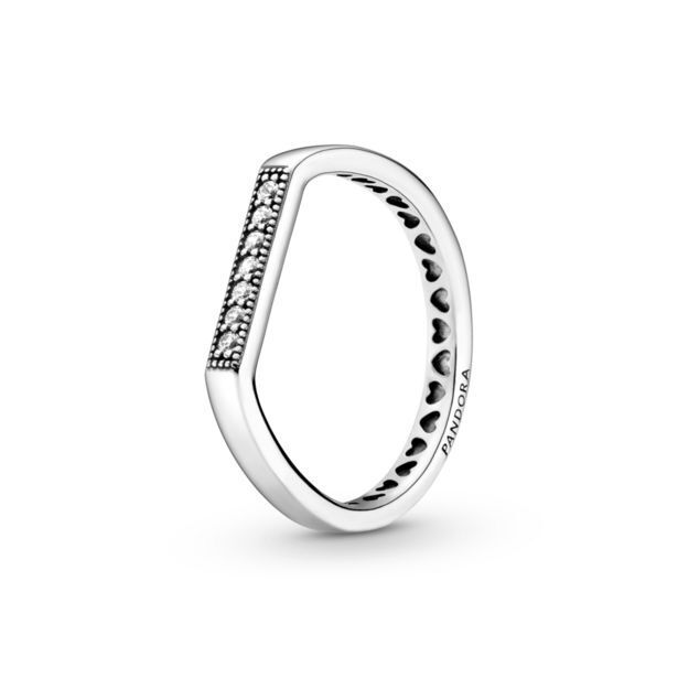Pandora Anillo apilable barra resplandeciente oferta