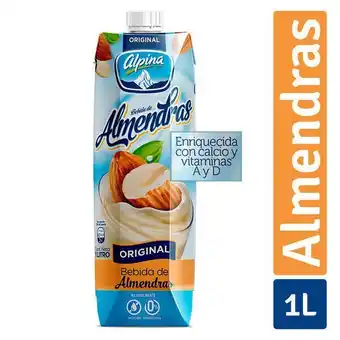 Merqueo Bebida almendras alpina caja oferta