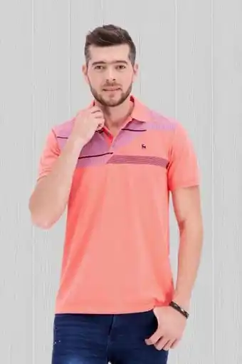 Surtitodo Polo para hombre color coral ref: 003072 - kalor oferta