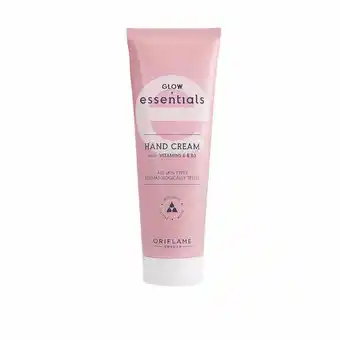 Crema de manos con vitaminas e y b3 glow essentials