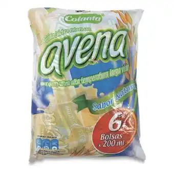 Makro Avena uht colanta sabor natural bolsa 200 mlx6u oferta