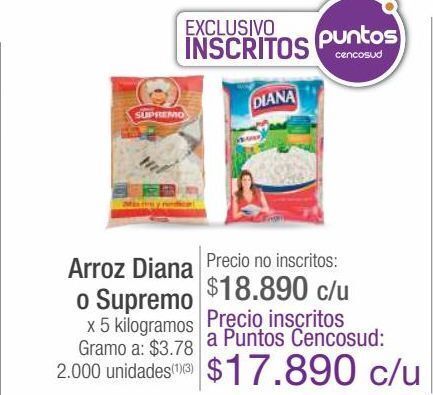 Jumbo Arroz diana x 5kg oferta