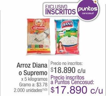 Jumbo Arroz diana x 5kg oferta
