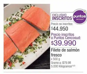 Jumbo Filete de salmón x 500g oferta