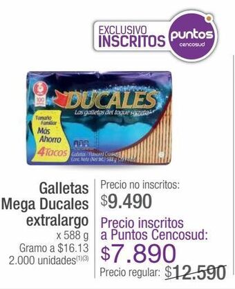 Jumbo Galletas ducales x 588g oferta