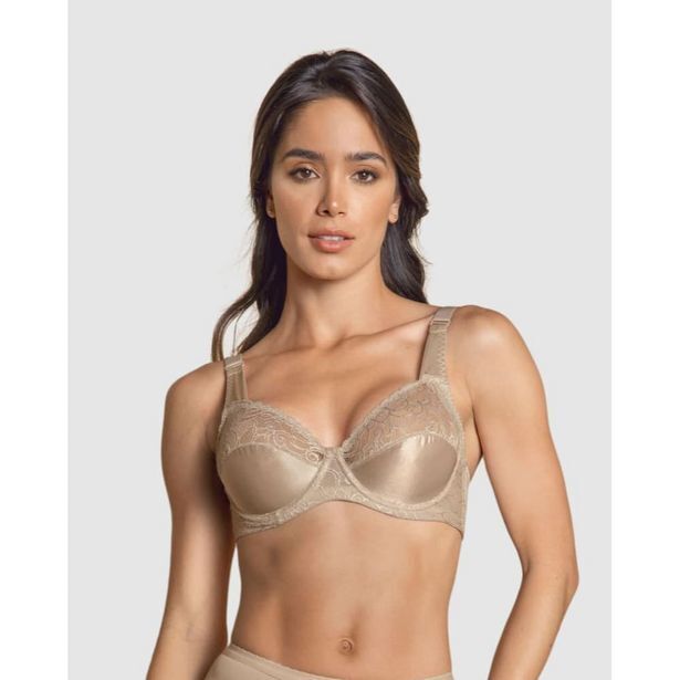 Los Tres Elefantes Brasier encaje café mujer oferta