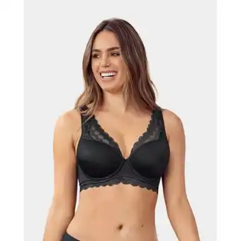 Los Tres Elefantes Brasier triangular encaje negro mujer oferta