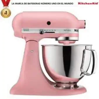 Falabella Batidora de pedestal kitchenaid artisan 4.7 lt rosa 10 velocidades 325w oferta