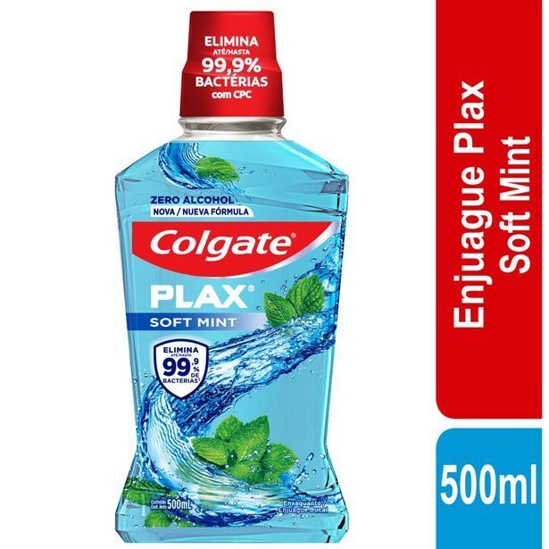 Carulla Enjuague bucal soft mint plax 500 ml oferta