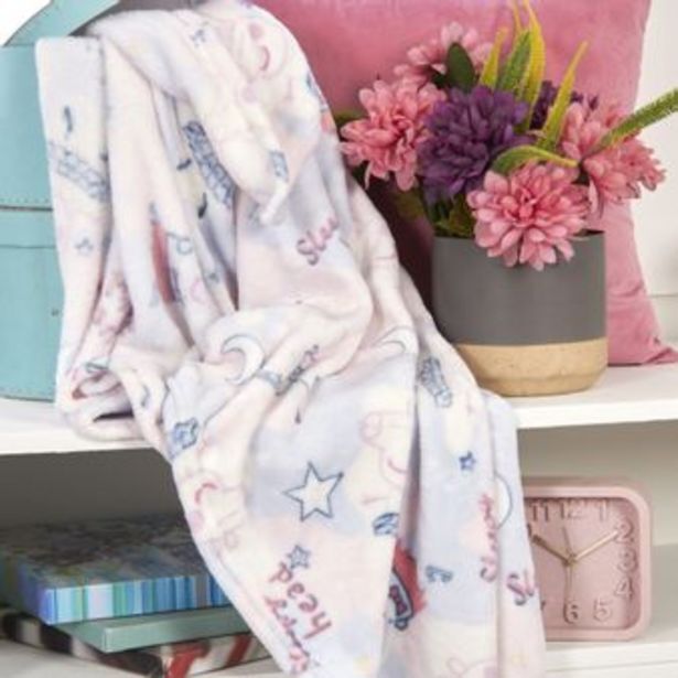 Brissa Manta flannel  peppa pig ballerina rotativo oferta