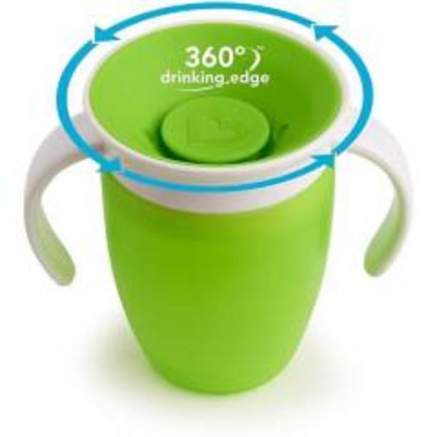 Falabella Vaso antiderrame 360 para bebé verde oferta