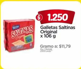 Surtimax Nestle Galletas Saltinas Original x 106g oferta