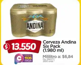 Surtimax Andina Six Pack Cerveza oferta