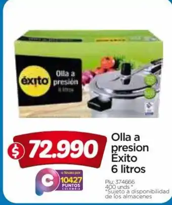 Surtimax Exito Olla a presion 6 litros oferta