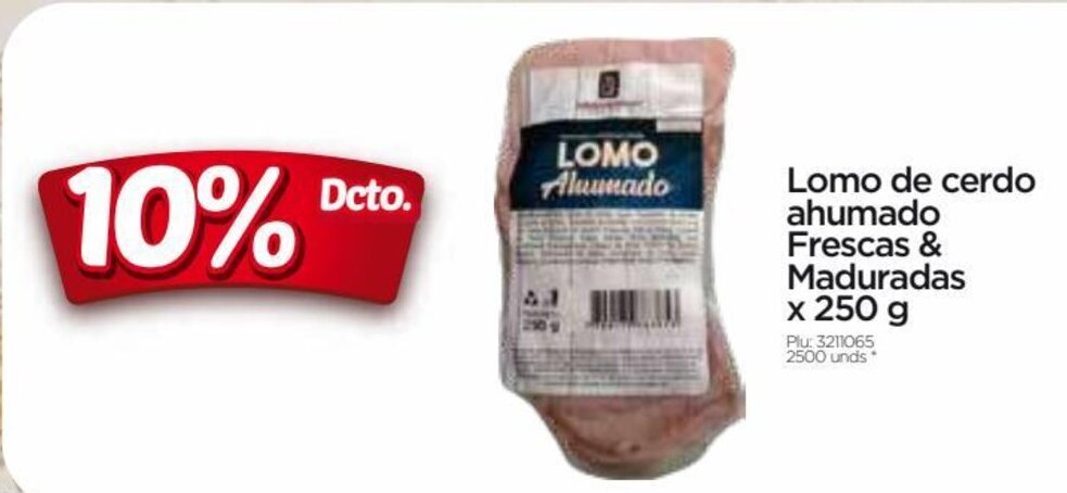 Surtimax Lomo de cerdo ahumado Frescas & Maduradas x 250g oferta