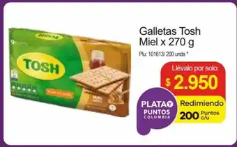 Surtimax Tosh Galletas Miel x 270g oferta